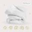 Набор в кроватку Papaella Comfort: одеяло 135x100 см + подушка 60х40 см (8-29611 білий) - миниатюра 5