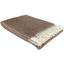 Плед Vladi Marsel Fina, 140х200 см, коричневый с бежевым (604002) - миниатюра 2