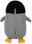 Подушка-трансформер Home Line, пингвиненок, серый, 30х30 см (151348) - миниатюра 3