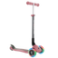 Самокат Globber Primo foldable lights, колеса з підсвічуванням, пастельно-рожевий (432-210-2) - мініатюра 1