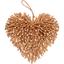 Декоративное украшение Yes! Fun Сердце 40 см из лозы золотое (974252) - миниатюра 1