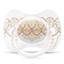 Пустушка силіконова Suavinex Couture, 4-18 міс., cвітло-сірий (304217) - мініатюра 1