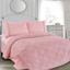 Комплект постельного белья Love You, пике, вафельная ткань, евростандарт, розовый (198023) - миниатюра 1