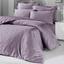 Комплект постельного белья Victoria Deluxe Jacquard Sateen Rimma, 200x220, сатин, жаккард, лиловый (2200000548818) - миниатюра 1
