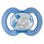 Силиконовая пустышка Baby-Nova Superhero, 6-18 мес., голубой (3962484) - миниатюра 1