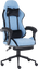 Геймерське крісло GT Racer чорне зі світло-синім (X-2324 Fabric Light Blue/Black Suede) - мініатюра 2
