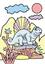Волшебная водная раскраска Кристал Бук Динозавры, 8 страниц (F00024077) - мініатюра 3