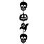 Гирлянда бумажная фигурная Yes! Fun Halloween Крик вертикальный, 3 м (973643) - миниатюра 1