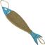 Когтеточка Lucky Pet Эко Рыбка 35х10 см голубая - миниатюра 1