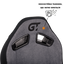 Геймерське крісло GT Racer чорне зі світло-сірим (X-8009 Fabric Light Gray/Black) - мініатюра 7