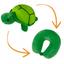 Подушка-трансформер дорожня Home Line, черепаха, зелений, 30х30 см (160434) - мініатюра 1