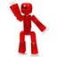 Фигурка Stikbot Красный, для анимационного творчества (TST616-23UAKDR) - миниатюра 2