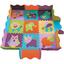 Дитячий розвиваючий ігровий килимок-пазл Baby Great Веселий зоопарк, з бортиком, 122х122 см (GB-M129А2Е) - мініатюра 1
