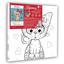 Картина по номерам Santi Рыжий котик, неоновые краски, 25х25 см (954600) - миниатюра 2