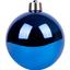 Новорічна іграшка Novogod'ko Куля 20 cм глянцева синя (974070) - мініатюра 1