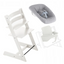 Набор Stokke Tripp Trapp White: стульчик, спинка с ограничителем Baby Set и кресло для новорожденных Newborn (k.100107.00) - миниатюра 1