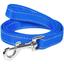 Поводок для собак Dog Extremе, нейлоновый, двойной, 122х2 см, голубой - миниатюра 1
