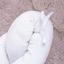 Защитная велюровая коса в кроватку MirSon Kids Time 28-0001 White Velvet, белая - миниатюра 5