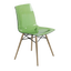 Стул Papatya X-Treme S Wox, ножки бук натуральный лак, прозрачно-зеленый (783521) - миниатюра 1