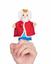 Лялька для пальчикового театру Goki Король (SO401G-11) - мініатюра 1
