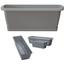 Балконный ящик Prosperplast Respana Easycare, 600 мм, серый (63004-405) - миниатюра 1