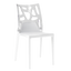 Стілець Papatya Ego-Rock, біле сидіння, верх прозоро-чистий (388993) - мініатюра 1