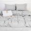 Комплект постельного белья MirSon Natural Linen Beatrice лен полуторный евро светло-серый (2200008247751) - миниатюра 4