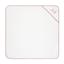 Рушник із куточком Home Line Котики, з вишивкою, 90х90 см, білий з рожевим (169102) - мініатюра 2