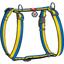 Шлея для собак анатомическая Waudog Nylon Colors of freedom, L, желтый с синим (5160-4020) - миниатюра 1