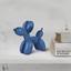 Статуетка декоративна МВМ My Home Пес з кульки, синя (DH-ST-06 DARK BLUE) - мініатюра 4