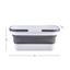 Ведро складное MBM My Home Bin-19 бело-серое 16 л (BIN-19 16L WHITE/GRAY) - миниатюра 2