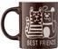 Чашка Ardesto Best friends, 330 мл, коричневий (AR3471BR) - мініатюра 4