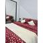 Комплект постельного белья Ecotton Евро 15505 Снежинка на красном (24267) - миниатюра 4