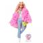 Кукла Barbie Экстра в розовой пушистой шубке (GRN28) - миниатюра 1