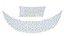 Набор аксессуаров для подушки Nuvita DreamWizard, белый (NV7101DOTS) - миниатюра 1
