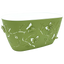 Горшок для цветов Alyaplastik балконный 3D, 4.1 л, темно-зеленый (ALY111d.green) - миниатюра 1