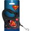 Повідець-рулетка для собак Waudog R-leash Супермен Лого, світловідбиваючий, XS, до 12 кг, 3 м, чорний - мініатюра 3