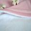 Детский вязанный плед Прованс с плюшем, 96х86 см, светло-розовый (17055) - миниатюра 2