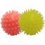 Набор игрушек для собак Fox Мячи с шипами, с ароматом ванили, 4 см, 1 шт., красный и желтый - миниатюра 1