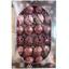Набір ялинкових кульок Stenson 24 шт. pink (25955) - мініатюра 1