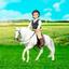 Игровая фигурка Lori Белая лошадь Камарилло (LO38000Z) - миниатюра 3