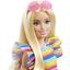 Лялька Barbie Модниця з брекетами у смугастій сукні, 30 см (HPF73) - мініатюра 3