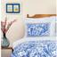 Комплект постельного белья Karaca Home Bellance mavi, ранфорс, полуторный, 220х160 см, голубой (svt-2000022316873) - миниатюра 2