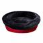 Лежак для животных Milord Donat, круглый, красный с черным, размер M (VR02//1530) - миниатюра 1