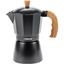Гейзерная кофеварка Holmer CF-0300-BW Natural 300 мл черная (CF-0300-BW Natural) - миниатюра 1