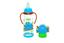 Бутылочка для кормления Baby Team, с ручками и силиконовой соской, 250 мл, синий (1414_краб) - миниатюра 2