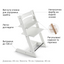 Набір Stokke Tripp Trapp White: стільчик, спинка з обмежувачем Baby Set та крісло для новонароджених Newborn (k.100107.00) - мініатюра 2