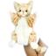 Мягкая игрушка на руку Hansa Puppet Имбирный кот, 30 см, белый с оранжевым (7182) - миниатюра 2