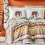 Набор постельное белье с покрывалом Karaca Home Erfen kiremit, евро, красный, 6 предметов (svt-2000022265300) - миниатюра 1