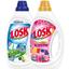 Набір Losk: Гель для прання Losk Color Ароматерапія Ефірні олії та аромат Малайзійської квітки, 855 мл + Гель для прання Losk для білих речей Гірське озеро, 855 мл - мініатюра 1